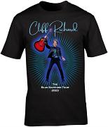 Cliff Richard Blue Sapphire T-Shirt [BLACK]